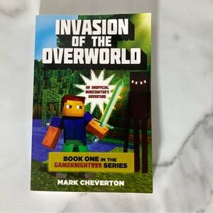 5/$20 Minecraft Invasion of the Overworld Paperback Book By Mark Cheverton